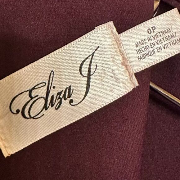 Eliza J Purple Bell sleeve Dress size 0P - Picture 6 of 7